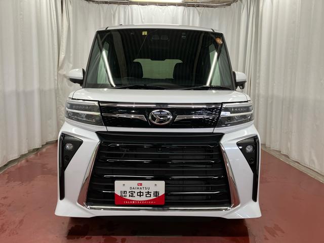 タントカスタムＲＳ下取車　ターボ　ナビ　パノラマモニター　衝突被害軽減システム　アイドリングストップ　車線逸脱防止　ｂｌｕｅｔｏｏｔｈ　ＵＳＢ　シートヒーター　メンテナンスノート　ＴＶ　安全ボディ　ＥＴＣ　ドラレコ（長崎県）の中古車