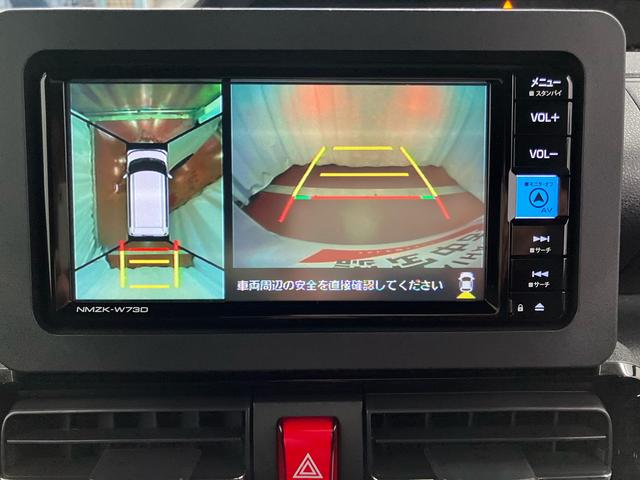 タントカスタムＲＳ下取車　ターボ　ナビ　パノラマモニター　衝突被害軽減システム　アイドリングストップ　車線逸脱防止　ｂｌｕｅｔｏｏｔｈ　ＵＳＢ　シートヒーター　メンテナンスノート　ＴＶ　安全ボディ　ＥＴＣ　ドラレコ（長崎県）の中古車