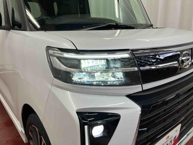 タントカスタムＲＳ下取車　ターボ　ナビ　パノラマモニター　衝突被害軽減システム　アイドリングストップ　車線逸脱防止　ｂｌｕｅｔｏｏｔｈ　ＵＳＢ　シートヒーター　メンテナンスノート　ＴＶ　安全ボディ　ＥＴＣ　ドラレコ（長崎県）の中古車