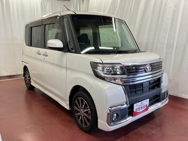タントカスタムＸ　トップエディションＳＡIII下取車　車線逸脱警報　ナビ　バックカメラ　ＥＴＣ　シートヒーター　片側電動両側スライドドア　スマートキー　アイドリングストップ　オートライト　プッシュスタート　衝突被害軽減システム（長崎県）の中古車