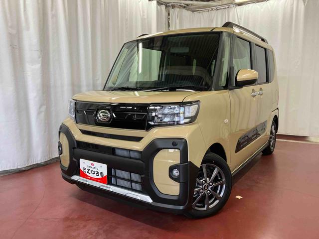 タントファンクロスリミテッド届出済未使用車　元展示車　１オーナー　ディスプレイオーディオ　衝突軽減システム　両側電動スライドドア　アダプティブクルーズコントロール　ＬＥＤヘッドランプ　レーンアシスト　バックカメラ　シートヒーター（長崎県）の中古車