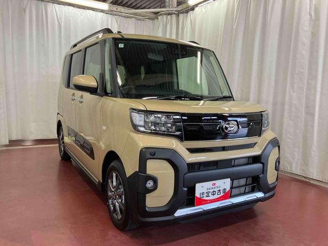 タントファンクロスリミテッド届出済未使用車　元展示車　１オーナー　ディスプレイオーディオ　衝突軽減システム　両側電動スライドドア　アダプティブクルーズコントロール　ＬＥＤヘッドランプ　レーンアシスト　バックカメラ　シートヒーター（長崎県）の中古車
