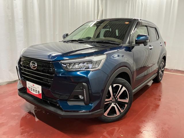 ロッキープレミアムG下取車 4WD ターボ バックカメラ ナビ アダプティブクルーズコントロール 車線逸脱警告 電動格納ミラー ブルートゥース ETC オートライト 誤発進抑制機能 オートマチックハイビーム 前後ドラレコ(長崎県)の中古車
