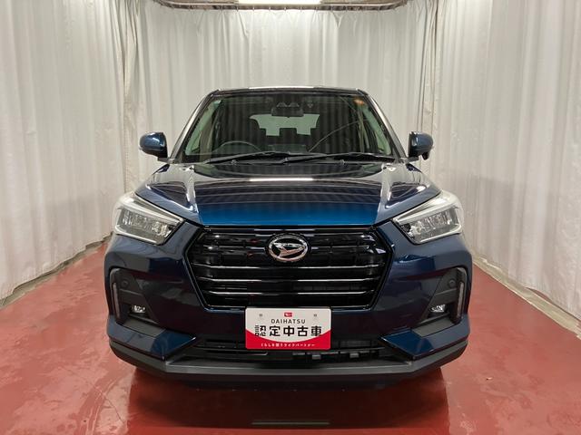 ロッキープレミアムG下取車 4WD ターボ バックカメラ ナビ アダプティブクルーズコントロール 車線逸脱警告 電動格納ミラー ブルートゥース ETC オートライト 誤発進抑制機能 オートマチックハイビーム 前後ドラレコ(長崎県)の中古車