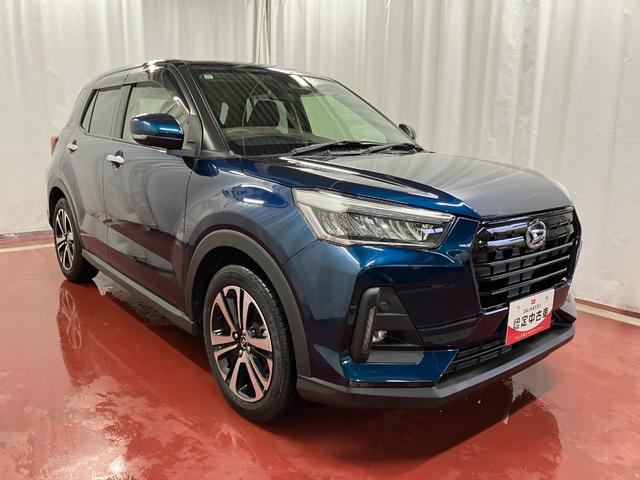 ロッキープレミアムG下取車 4WD ターボ バックカメラ ナビ アダプティブクルーズコントロール 車線逸脱警告 電動格納ミラー ブルートゥース ETC オートライト 誤発進抑制機能 オートマチックハイビーム 前後ドラレコ(長崎県)の中古車