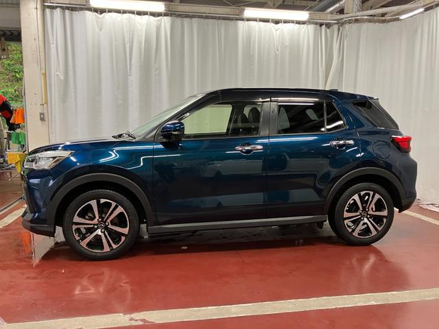 ロッキープレミアムG下取車 4WD ターボ バックカメラ ナビ アダプティブクルーズコントロール 車線逸脱警告 電動格納ミラー ブルートゥース ETC オートライト 誤発進抑制機能 オートマチックハイビーム 前後ドラレコ(長崎県)の中古車