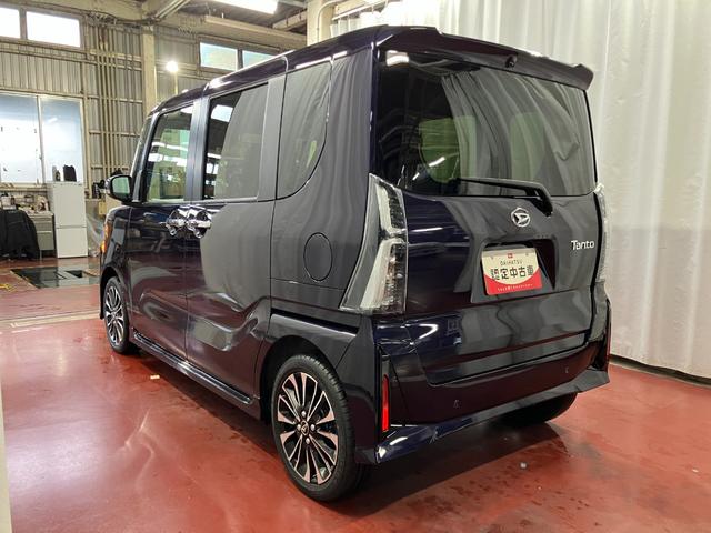 タントカスタムＲＳ届出済未使用車　元展示車　衝突被害軽減システム　禁煙　両側電動スライドドア　シートヒーター　スマートキー　ＬＥＤヘッドランプ　オートライト　オートマチックハイビーム　運転席エアバッグ　助手席エアバッグ（長崎県）の中古車