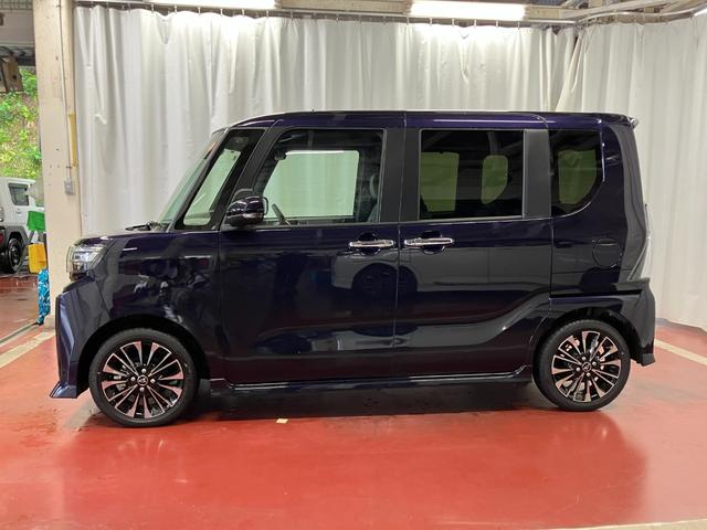 タントカスタムＲＳ届出済未使用車　元展示車　衝突被害軽減システム　禁煙　両側電動スライドドア　シートヒーター　スマートキー　ＬＥＤヘッドランプ　オートライト　オートマチックハイビーム　運転席エアバッグ　助手席エアバッグ（長崎県）の中古車