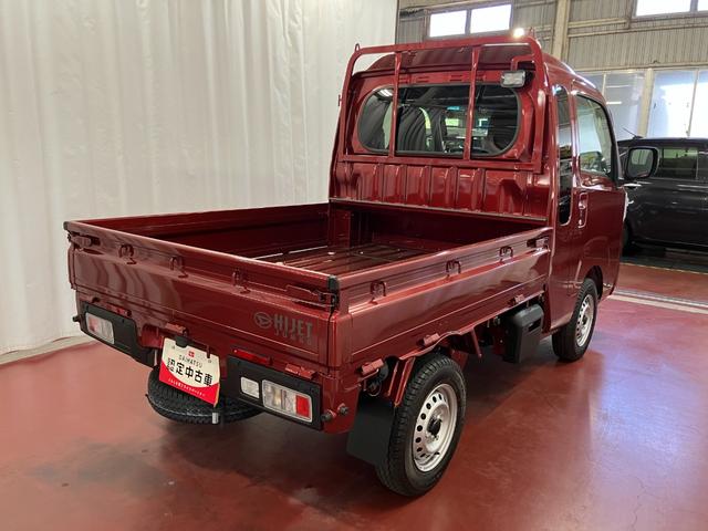 ハイゼットトラックジャンボエクストラ届出済未使用車 元展示車 2WD CVT車 衝突被害軽減システム オートマチックハイビーム オートライト 電動格納ミラー スマートキー LEDヘッドランプ アイドリングストップ 禁煙 1オーナー(長崎県)の中古車