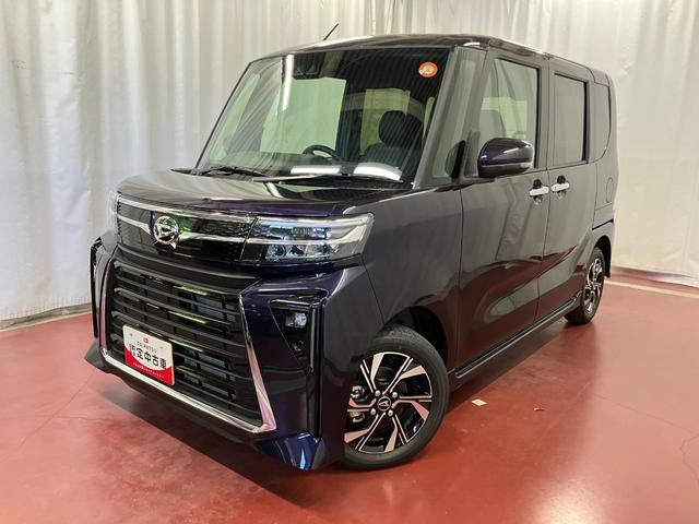 タントカスタムＸリミテッド届出済未使用車　元展示車　衝突被害軽減システム　禁煙　両側電動スライドドア　シートヒーター　ＥＴＣ　アダプティブクルーズコントロール　スマートキー　ＬＥＤヘッドランプ　オートマチックハイビーム（長崎県）の中古車
