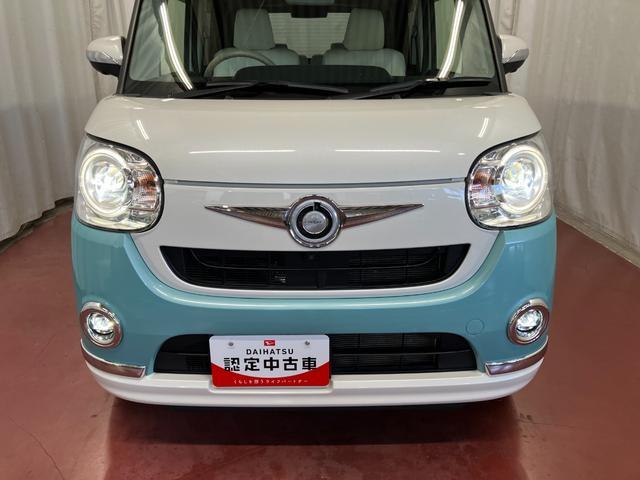 ムーヴキャンバスGメイクアップVS SAIII下取車 ナビ ブルートゥース ETC パノラマモニター シートヒーター 衝突被害軽減システム スマートキー 両側電動スライドドア 電動格納ミラー 運転席エアバッグ 助手席エアバッグ 衝突安全ボディ(長崎県)の中古車