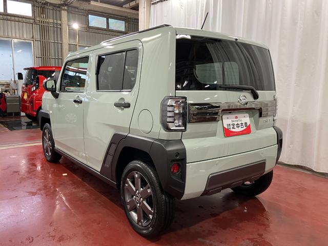 タフトG ダーククロムベンチャー展示車 届出済未使用車 9インチディスプレイオーディオ バックカメラ ブルートゥース 禁煙 フルセグ アイドリングストップ レーンキープアシスト キーフリー LEDヘッドライト フルセグTV(長崎県)の中古車
