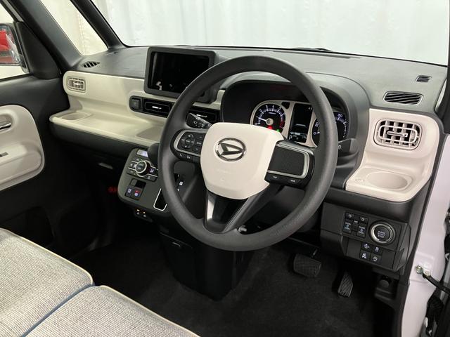 ムーヴキャンバスストライプスG届出済未使用車 元展示車 1オーナー アイドリングストップ 禁煙 セキュリティアラーム キーフリー プッシュスタート シートヒーター LEDヘッドランプ レーンキープアシスト オートマチックハイビーム(長崎県)の中古車