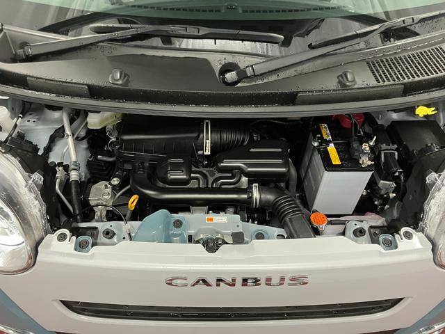 ムーヴキャンバスストライプスG届出済未使用車 元展示車 1オーナー アイドリングストップ 禁煙 セキュリティアラーム キーフリー プッシュスタート シートヒーター LEDヘッドランプ レーンキープアシスト オートマチックハイビーム(長崎県)の中古車