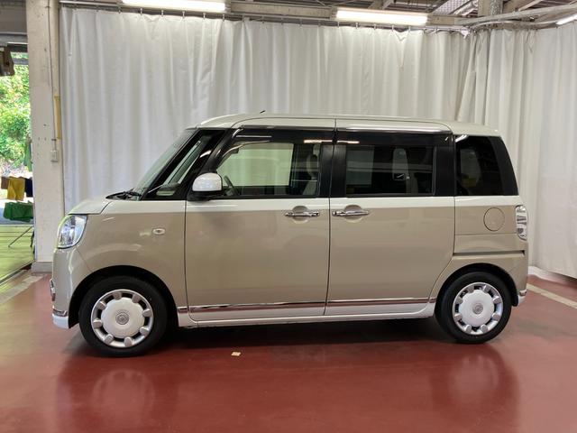 ムーヴキャンバスGメイクアップ SAIII下取車 ナビ ブルートゥース ETC ドライブレコーダー パノラマモニター 衝突被害軽減システム スマートキー 両側電動スライドドア 電動格納ミラー 運転席エアバッグ 助手席エアバッグ 衝突安全ボディ(長崎県)の中古車