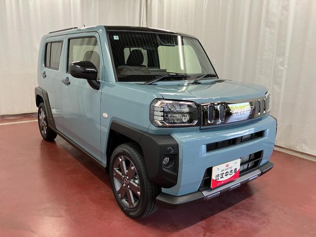 タフトＧ　ダーククロムベンチャー元展示車　届出済未使用車　９インチディスプレイオーディオ　バックカメラ　ブルートゥース　禁煙　フルセグＴＶ　アダプティブクルーズコントロール　レーンキープアシスト　スマートキー　ＬＥＤヘッドライト（長崎県）の中古車
