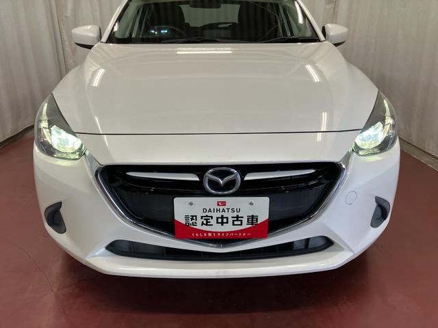 デミオ１３Ｓツーリング下取車　純正ナビ　バックカメラ　シートヒーター　ブルートゥース　ＤＶＤ　フルセグＴＶ　衝突被害軽減システム　横滑り防止装置　レーンキープアシスト　スマートキー　プッシュスタート　ＬＥＤヘッドランプ（長崎県）の中古車