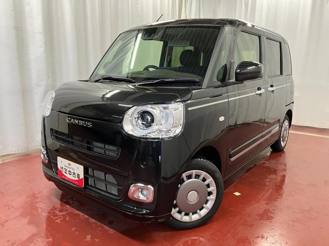 ムーヴキャンバスセオリーG届出済未使用車 元展示車 9インチディスプレイオーディオ バックカメラ 衝突被害軽減システム 両側電動スライドドア 禁煙車 プッシュスタート シートヒーター LEDヘッドランプ 衝突安全ボディ(長崎県)の中古車