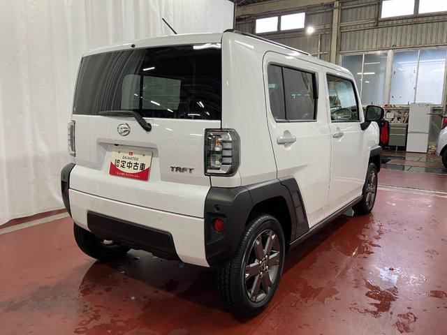 タフトGターボ届出済未使用車 元展示車 1オーナー 禁煙車 電動格納ミラー LEDヘッドランプ シートヒーター アダプティブクルーズコントロール 車線逸脱防止 スマートキー プッシュスタート オートライト(長崎県)の中古車