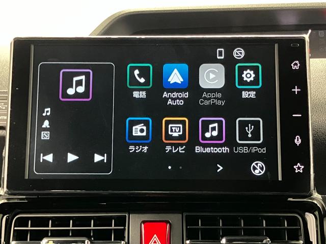 タントカスタムＲＳ元展示車　１オーナー　ターボ　ディスプレイオーディオ　バックカメラ　アイドリングストップ　衝突被害軽減システム　電動格納ミラー　両側電動スライドドア　ブルートゥース　車線逸脱警報　シートヒーター（長崎県）の中古車