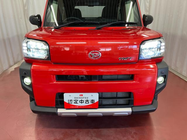 タフトGターボ下取車 ターボ 4WD ナビ バックカメラ ブルートゥース ETC 前後ドラレコ USB 衝突被害軽減システム 誤発進抑制装置 LEDヘッドランプ アダプティブクルーズコントロール シートヒーター(長崎県)の中古車