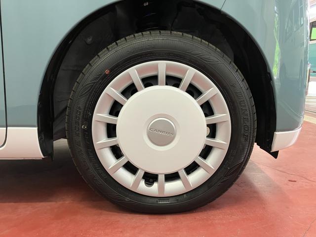 ムーヴキャンバスストライプスＧターボ届出済未使用車　元展示車　禁煙　ターボ　衝突被害軽減システム　アダプティブクルーズコントロール　シートヒーター　両側電動スライドドア　ＬＥＤヘッドランプ　オートマチックハイビーム　スマートキー（長崎県）の中古車
