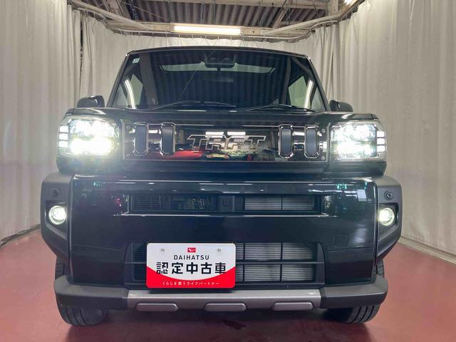 タフトG ダーククロムベンチャー届出済未使用車 元展示車 バックカメラ 1オーナー Bluetooth USB 誤発進抑制装置 盗難防止システム 電動格納ドアミラー 禁煙 レーンアシスト アダプティブクルーズコントロール キーフリー(長崎県)の中古車