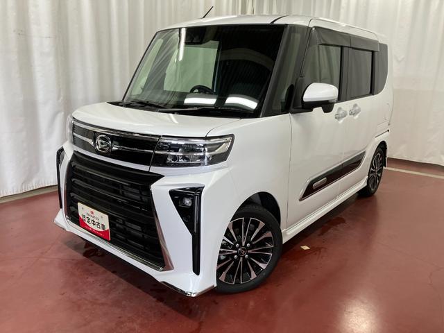 タントカスタムＲＳ下取車　ターボ　ディスプレイオーディオ　ブルートゥース　パノラマモニター　ＥＴＣ　衝突被害軽減システム　車線逸脱防止　アダプティブクルーズコントロール　プッシュスタート　ＬＥＤヘッドランプ（長崎県）の中古車