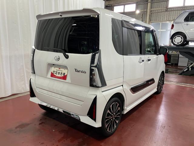 タントカスタムＲＳ下取車　ターボ　ディスプレイオーディオ　ブルートゥース　パノラマモニター　ＥＴＣ　衝突被害軽減システム　車線逸脱防止　アダプティブクルーズコントロール　プッシュスタート　ＬＥＤヘッドランプ（長崎県）の中古車