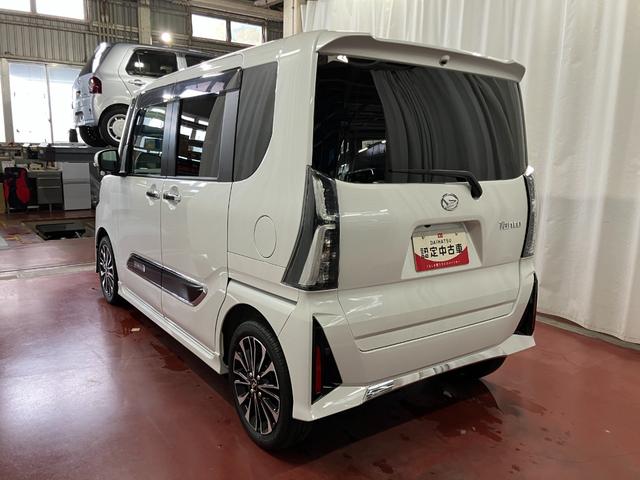 タントカスタムＲＳ下取車　ターボ　ディスプレイオーディオ　ブルートゥース　パノラマモニター　ＥＴＣ　衝突被害軽減システム　車線逸脱防止　アダプティブクルーズコントロール　プッシュスタート　ＬＥＤヘッドランプ（長崎県）の中古車