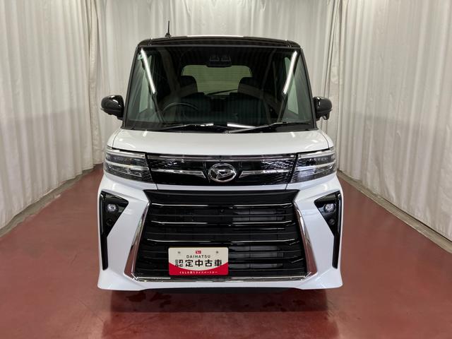 タントカスタムＸ届出済未使用車　元展示車　ディスプレイオーディオ　パノラマモニター　衝突被害軽減システム　禁煙　両側電動スライドドア　シートヒーター　ＥＴＣ　アダプティブクルーズコントロール　ＬＥＤヘッドランプ（長崎県）の中古車