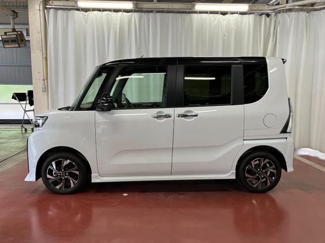 タントカスタムＸ届出済未使用車　元展示車　ディスプレイオーディオ　パノラマモニター　衝突被害軽減システム　禁煙　両側電動スライドドア　シートヒーター　ＥＴＣ　アダプティブクルーズコントロール　ＬＥＤヘッドランプ（長崎県）の中古車