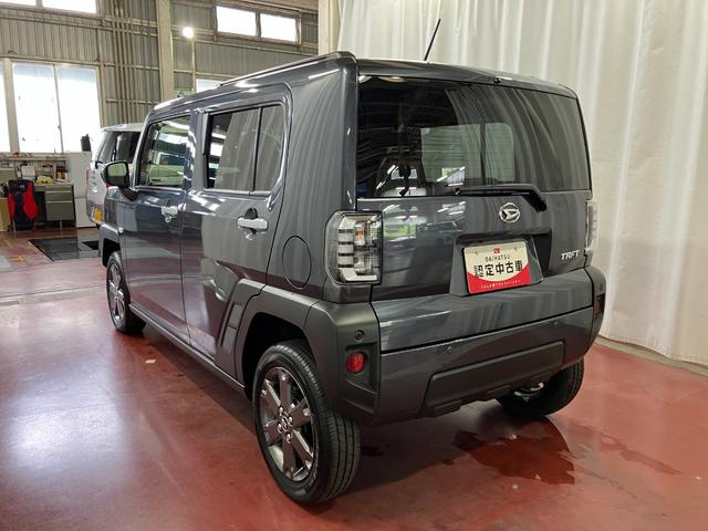 タフトGターボ届出済未使用車 元展示車 ディスプレイオーディオ バックカメラ 1オーナー LEDヘッドランプ シートヒーター アダプティブクルーズコントロール 車線逸脱防止 禁煙車 スマートキー プッシュスタート(長崎県)の中古車