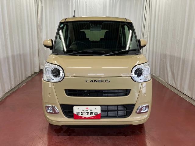 ムーヴキャンバスセオリーＧ届出済未使用車　元展示車　衝突被害軽減システム　禁煙　スマートキー　プッシュスタート　両側電動スライドドア　シートヒーター　ＬＥＤヘッドランプ　オートライト　車線逸脱警報　ベンチシート（長崎県）の中古車