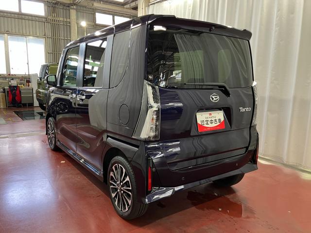 タントカスタムRS届出済未使用車 元展示車 ターボ 衝突被害軽減システム 禁煙車 両側電動スライドドア シートヒーター スマートキー LEDヘッドランプ オートライト オートマチックハイビーム 運転席エアバッグ(長崎県)の中古車