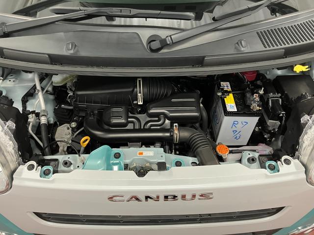 ムーヴキャンバスストライプスＧ元試乗車　１オーナー　９インチディスプレイオーディオ　バックカメラ　ワイヤレス充電器　衝突被害軽減システム　両側電動スライドドア　プッシュスタート　シートヒーター　ＬＥＤヘッドランプ　衝突安全ボディ（長崎県）の中古車