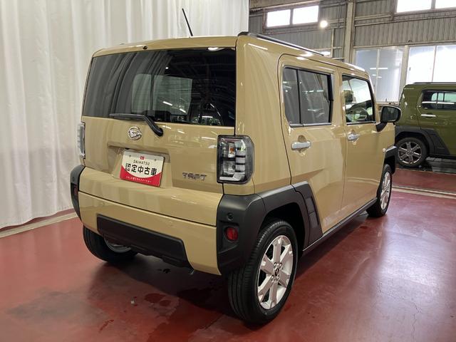 タフトG届出済未使用車 元展示車 アダプティブクルーズコントロール 衝突被害軽減システム シートヒーター アイドリングストップ スマートキー 車線逸脱防止 1オーナー オートマチックハイビーム 電動格納ミラー(長崎県)の中古車