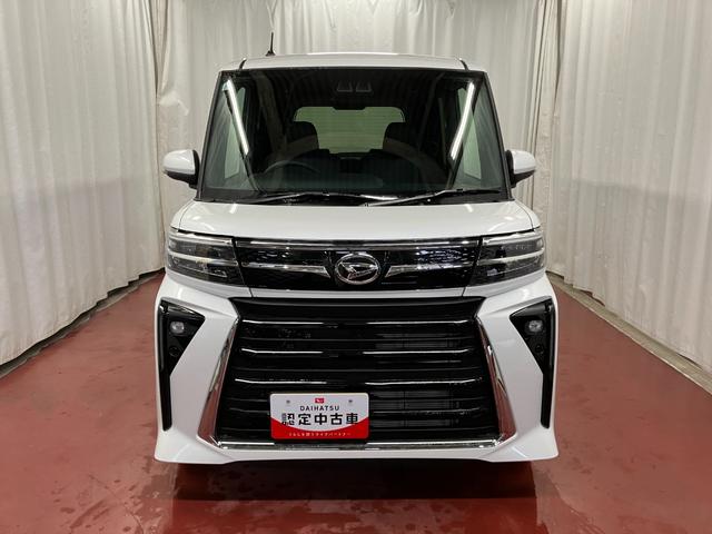 タントカスタムRSリミテッド届出済未使用車 元展示車 ターボ 衝突被害軽減システム 禁煙 両側電動スライドドア ETC アダプティブクルーズコントロール シートヒーター LEDヘッドランプ オートライト オートマチックハイビーム(長崎県)の中古車