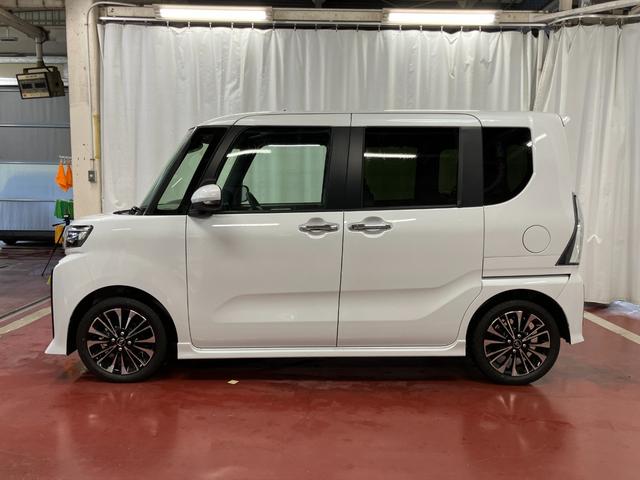 タントカスタムRSリミテッド届出済未使用車 元展示車 ターボ 衝突被害軽減システム 禁煙 両側電動スライドドア ETC アダプティブクルーズコントロール シートヒーター LEDヘッドランプ オートライト オートマチックハイビーム(長崎県)の中古車