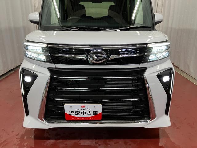 タントカスタムRSリミテッド届出済未使用車 元展示車 ターボ 衝突被害軽減システム 禁煙 両側電動スライドドア ETC アダプティブクルーズコントロール シートヒーター LEDヘッドランプ オートライト オートマチックハイビーム(長崎県)の中古車