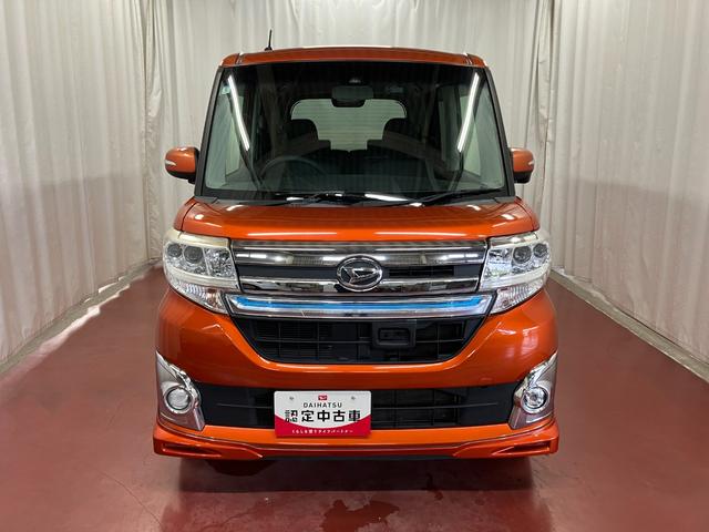 タントカスタムX トップエディションSAII下取車 ナビ 後席モニター バックカメラ アイドリングストップ ドラレコ 片側電動スライドドア LEDヘッドランプ オートライト スマートキー 記録簿 ETC フルセグTV 衝突被害軽減システム(長崎県)の中古車