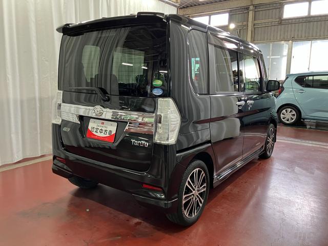 タントカスタムRS SA下取車 ターボ 衝突被害軽減システム 横滑り防止装置 両側電動スライドドア スマートキー プッシュスタート アイドリングストップ CD オートライト LEDヘッドランプ 電動格納ドアミラー(長崎県)の中古車