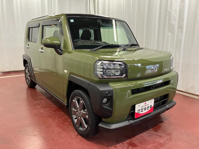 タフトGターボ下取車 ターボ ETC ナビ パノラマモニター 前後ドラレコ 衝突被害軽減システム LEDヘッドランプ オートライト スマートキー シートヒーター ブルートゥース アダプティブクルーズコントロール(長崎県)の中古車