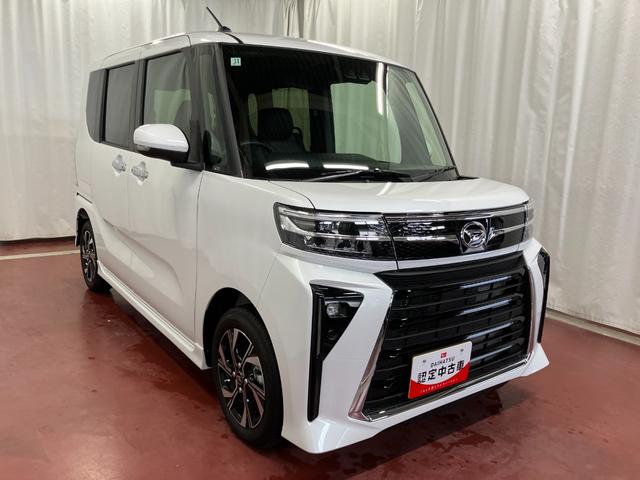 タントカスタムXリミテッド届出済未使用車 元展示車 禁煙 9インチディスプレイオーディオ バックカメラ 衝突被害軽減システム ブルートゥース 両側電動スライドドア ETC アダプティブクルーズコントロール LEDヘッドランプ(長崎県)の中古車