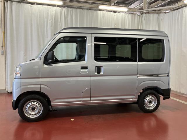 ハイゼットカーゴDX元展示車 1オーナー 衝突被害軽減システム 横滑り防止装置 オートマチックハイビーム オートライト アイドリングストップ 運転席助手席エアバッグ ABS レーンキープアシスト 両側スライドドア(長崎県)の中古車