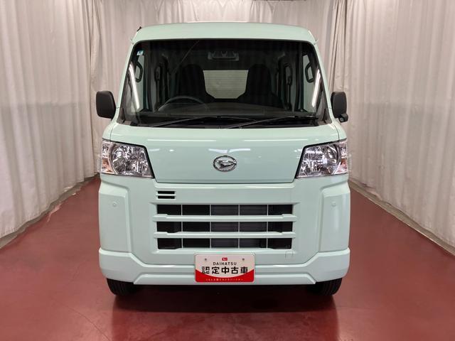ハイゼットカーゴDX届出済未使用車 元展示車 1オーナー 衝突被害軽減システム オートマチックハイビーム 禁煙車 オートライト アイドリングストップ ラジオ 運転席エアバッグ 助手席エアバッグ ABS 両側スライドドア(長崎県)の中古車