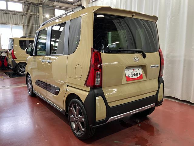 タントファンクロスターボリミテッド届出済未使用車 元展示車 1オーナー 禁煙車 ETC アダプティブクルーズコントロール 両側電動スライドドア スマートキー LEDヘッドランプ シートヒーター 衝突被害軽減システム 車線逸脱警報(長崎県)の中古車
