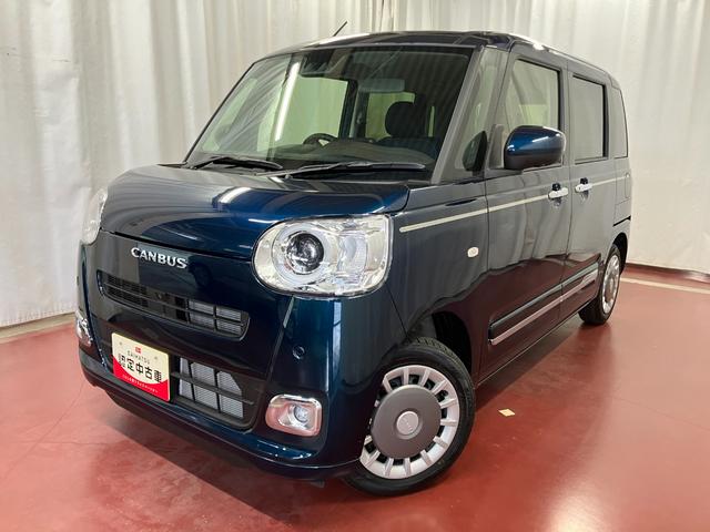 ムーヴキャンバスセオリーG元展示車 届済未使用車 ワンオーナー 両側電動スライドドア シートヒーター 電動格納式ドアミラー 衝突安全ボディ レーンアシスト オートライト 電動パーキングブレーキ オートブレーキホールド 禁煙車(長崎県)の中古車