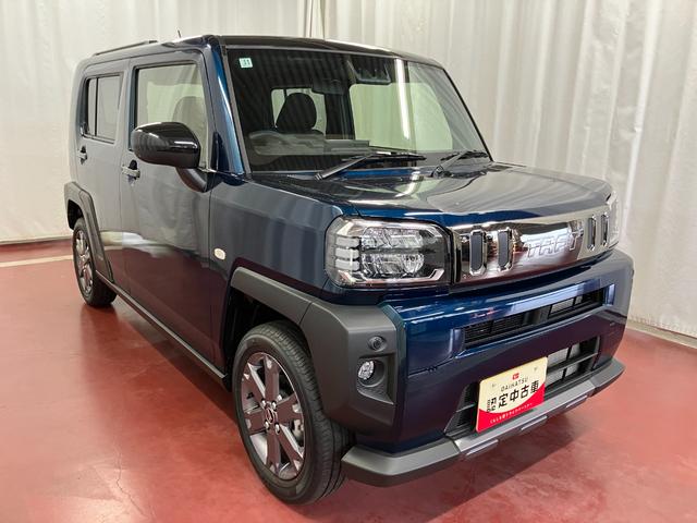 タフトG ダーククロムベンチャー届出済未使用車 元展示車 1オーナー 9インチディスプレイオーディオ バックカメラ シートヒーター LEDヘッドランプ アダプティブクルーズコントロール 車線逸脱防止 スマートキー プッシュスタート(長崎県)の中古車