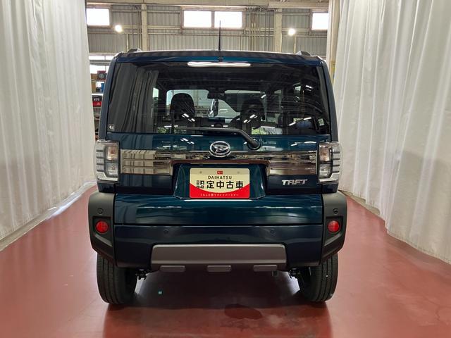 タフトG ダーククロムベンチャー届出済未使用車 元展示車 1オーナー 9インチディスプレイオーディオ バックカメラ シートヒーター LEDヘッドランプ アダプティブクルーズコントロール 車線逸脱防止 スマートキー プッシュスタート(長崎県)の中古車